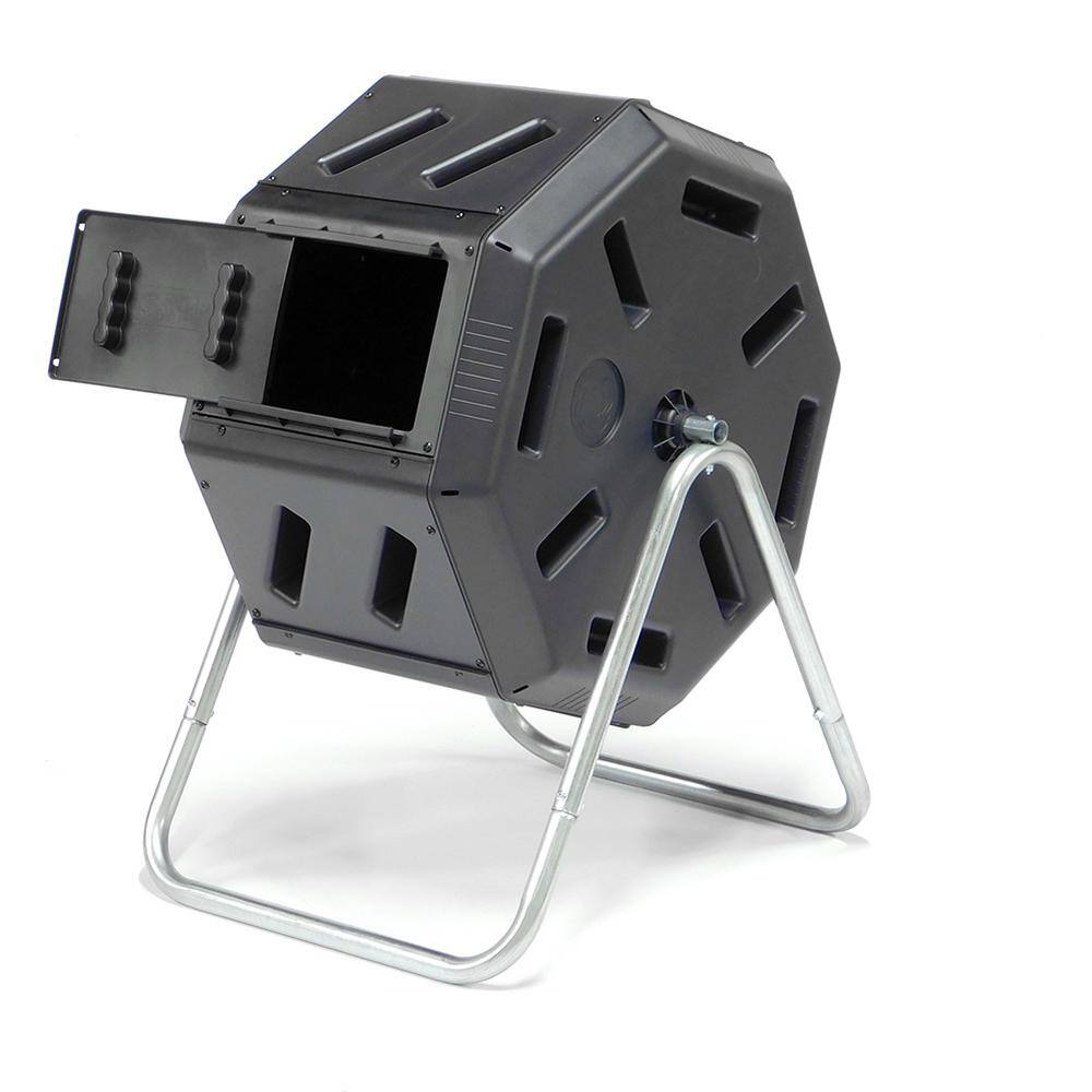 22 Gallon Black Recycled Plastic Tumbling Composter