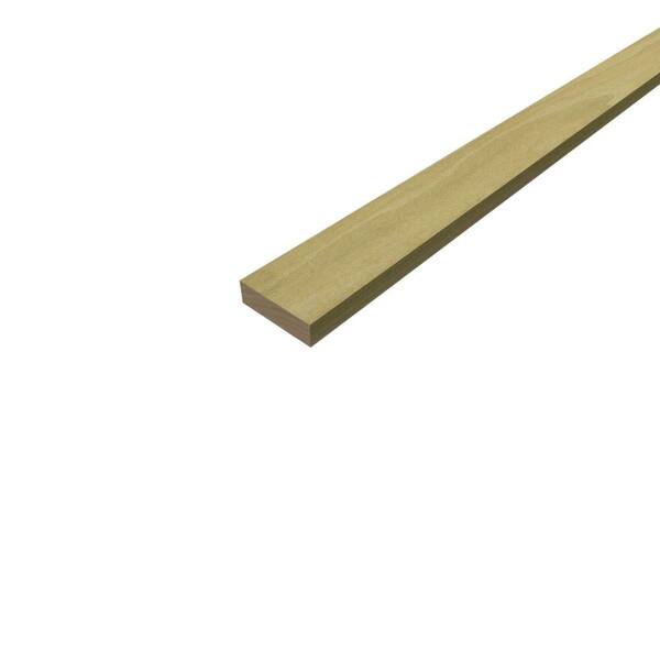 Sure-Wood Forest Products 1 in. x 3 in. x 6 ft. S4S Poplar Board