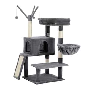 Large Condo Cat Tree Whirligig Toy Hammock Scratching Board