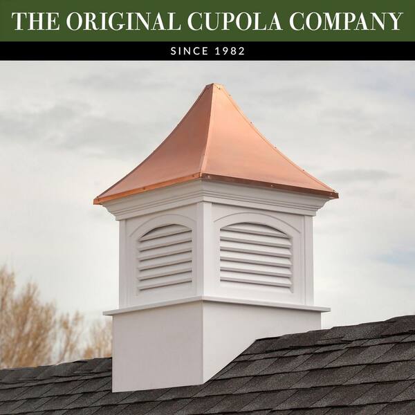 Southington 60 in. x 98 in. Vinyl Cupola with Copper Roof