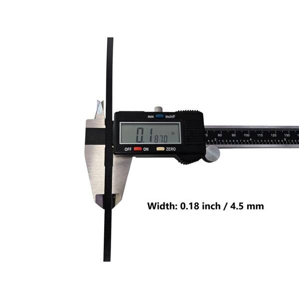 Micro Connectors, Inc 14 in. Cable Zip Tie 50 lbs. Multi-Purpose