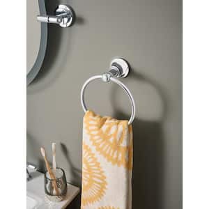 Vale Towel Ring in Chrome