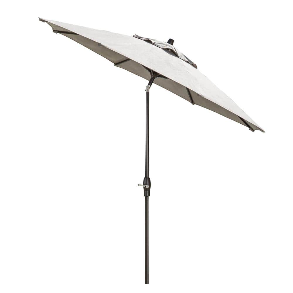 Royal Garden 9 ft. Aluminum Auto Tilt Market Patio Umbrella in Cast