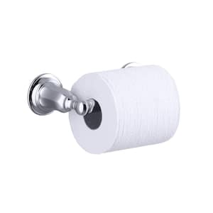 Kelston Double Post Toilet Paper Holder in Polished Chrome