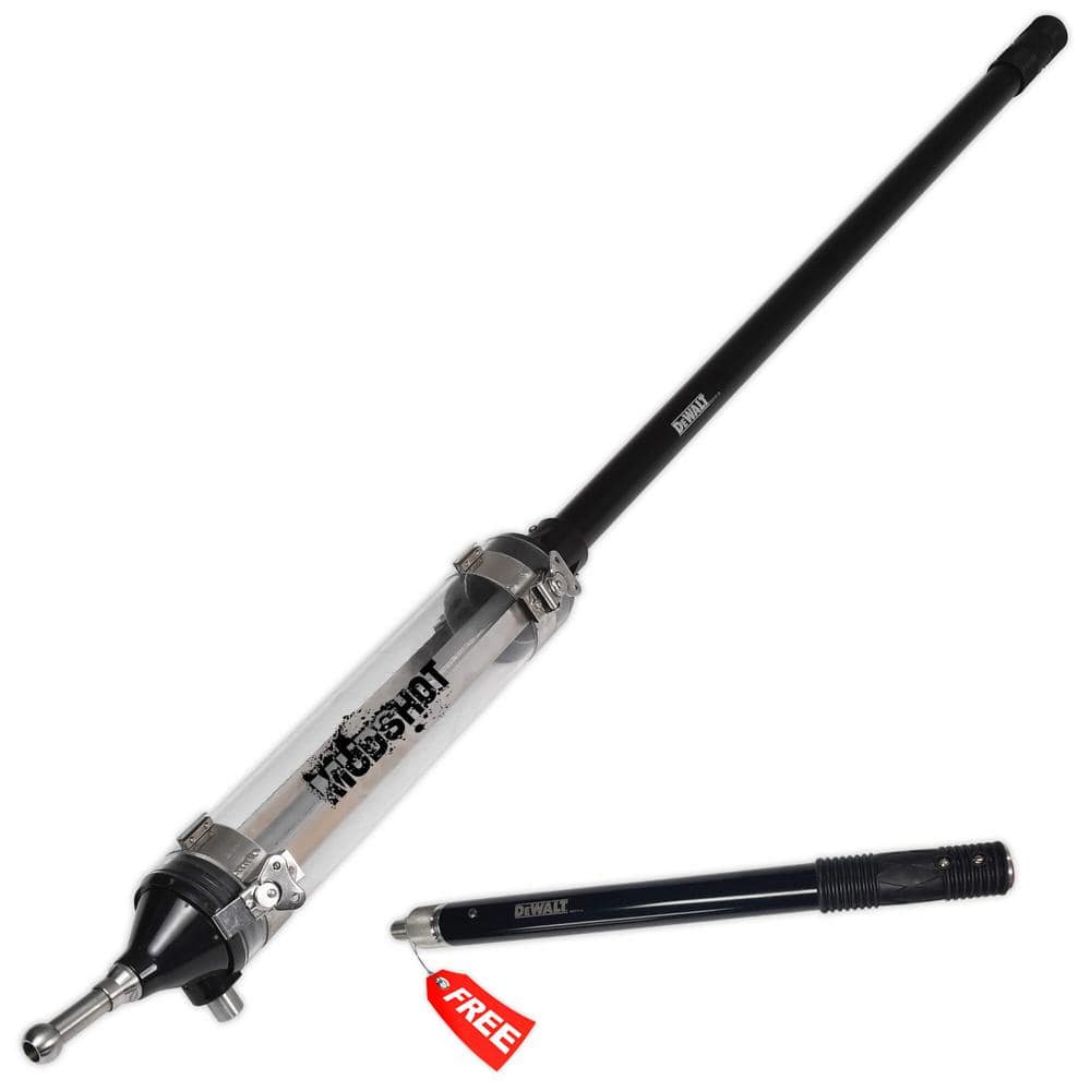 DEWALT 18 in. Mud Shot Drywall Compound Applicator Handle Extension