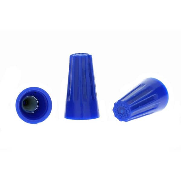 IDEAL 72 Blue WIRE-NUT Wire Connectors (100 per Bag, Standard Package is 3  Bags) 30-172P - The Home Depot