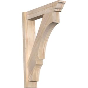 6 in. x 32 in. x 24 in. Douglas Fir Balboa Traditional Smooth Outlooker
