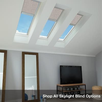 Skylight Blinds Blackout Thermal Roof Roller for Velux Skylight Windows Gray UK 