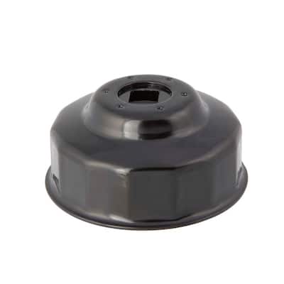 64 mm x 14 Flute Oil Filter Cap Wrench in Black