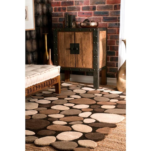 Wool Pebbles Natural Doormat 2 ft. x 3 ft.  Area Rug