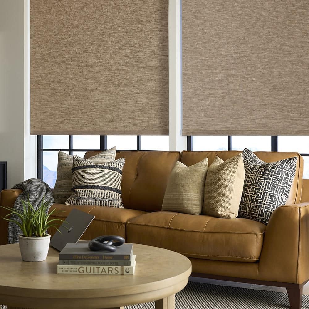 Motorized Light Filtering Roller Shades, Custom product image for price tracking