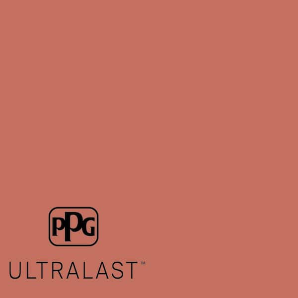 PPG UltraLast 1 qt. #PPG1191-6 Cajun Spice Matte Interior Paint and Primer