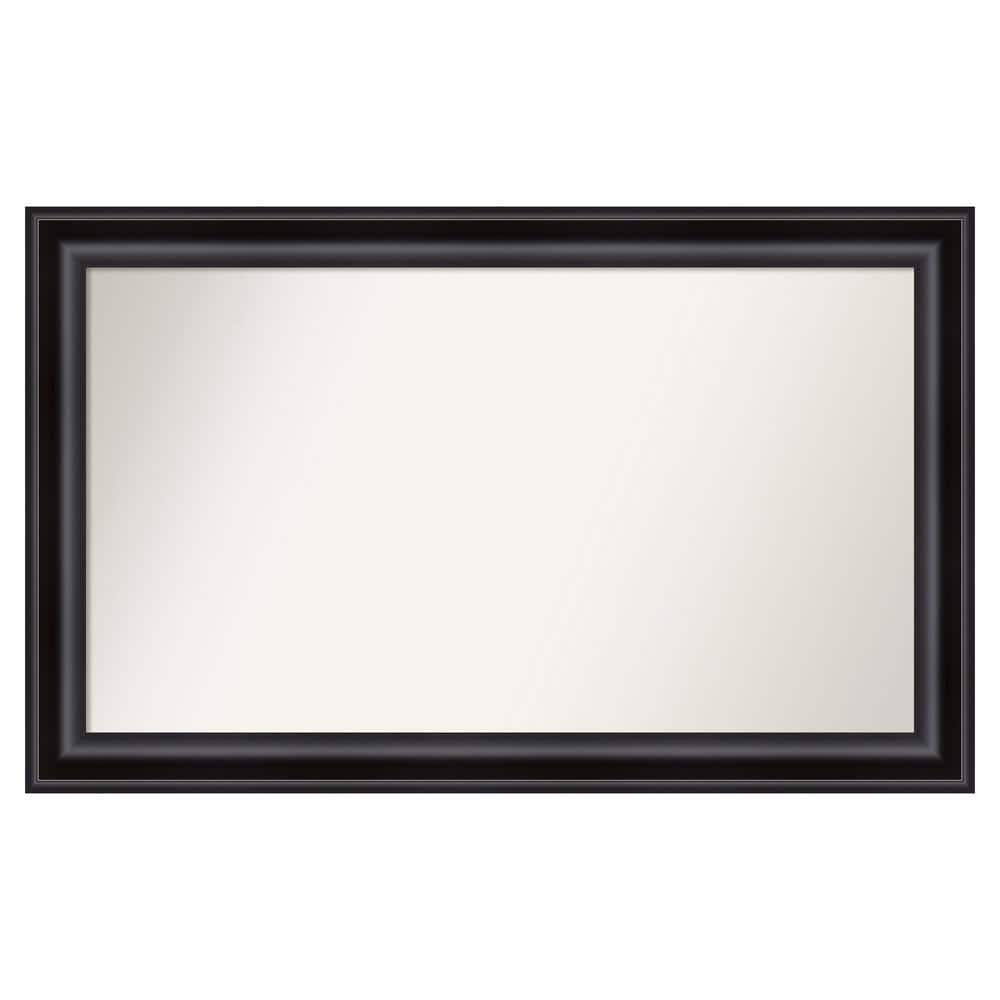 Grand Black 49.75 in. W x 30.75 in. H Custom Non-Beveled Recycled Polystyrene Framed Bathroom Vanity Wall Mirror price history on PriceWatchPro