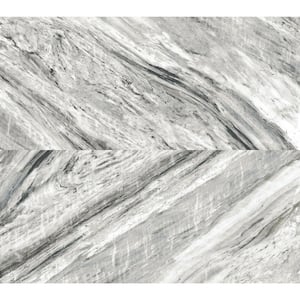 45 sq. ft. Carrara Horizontal Premium Peel and Stick Wallpaper