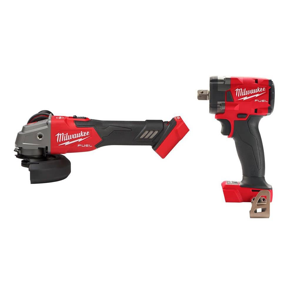 M18 FUEL 18V Lithium-Ion Brushless Cordless 4-1/2 in./5 in. Grinder with Variable Speed w/ 1/2 in. Impact Wrench price history on PriceWatchPro