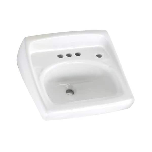 American Standard Lucerne Wall-Mounted Bathroom Sink in White