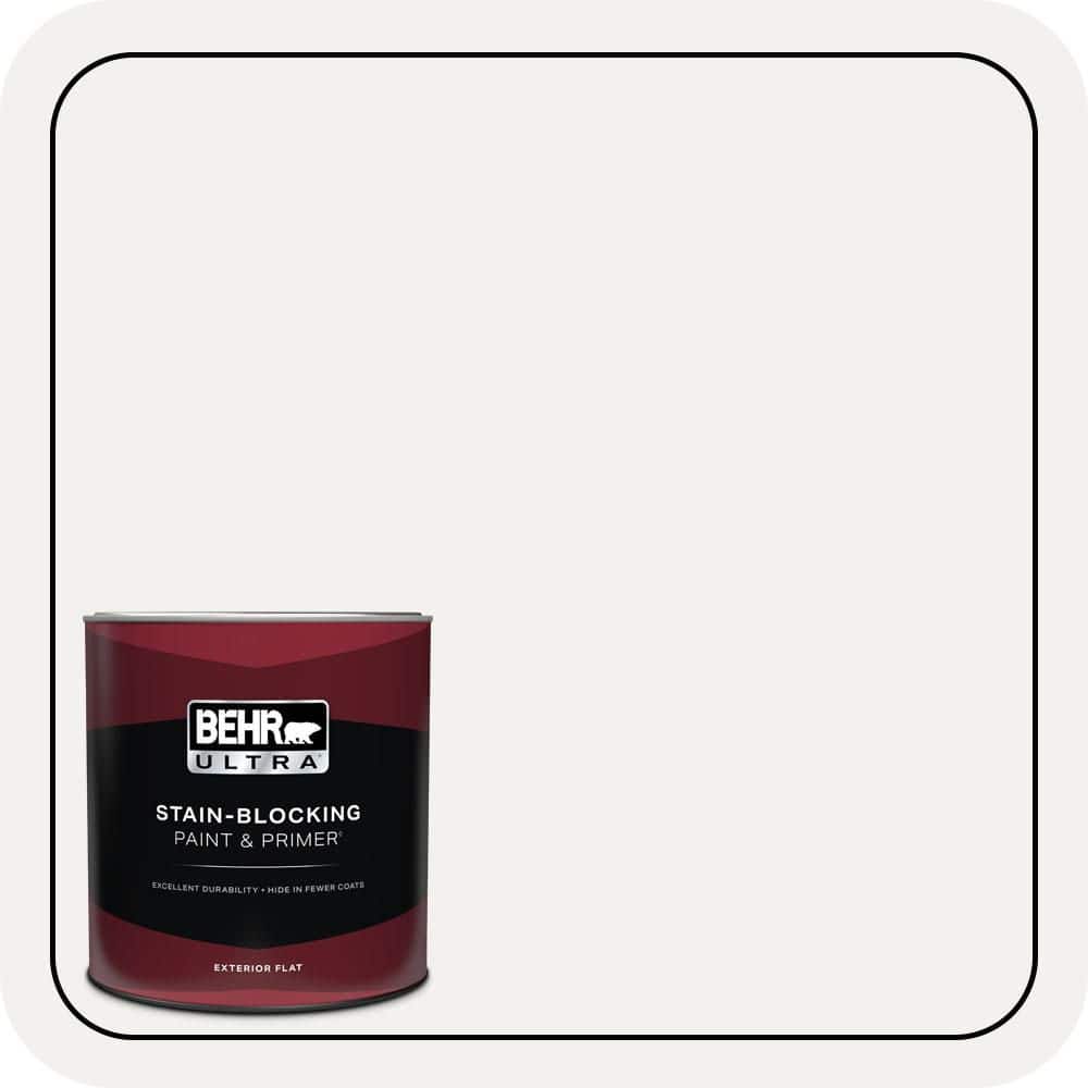1 qt. #W-D-600 Bridal Veil Flat Exterior Paint & Primer price history on PriceWatchPro