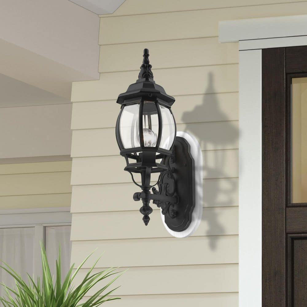 Yorkmont 1 Light Textured Black Outdoor Wall Sconce price history on PriceWatchPro