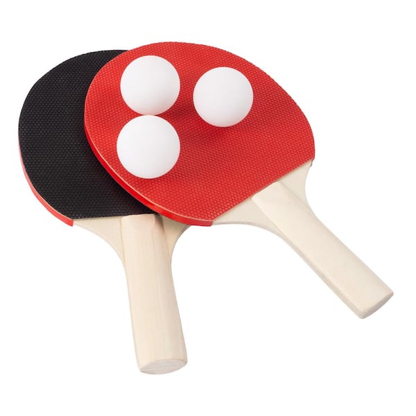 1 Retractable Net Myhozee Ping Pong Paddle Set Portable Table Tennis Set Including 4 Table Tennis Balls 2 Ping Pong Paddles//Rackets 1 Storage Bag for Family Indoor Outdoor Games