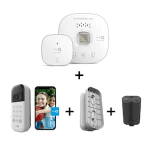 Wireless VKP Garage Door Keypad with Hub, Rechargeable Battery, and Swivel Mount