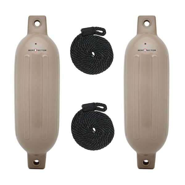 Extreme Max BoatTector 6 in. x 22 in. Fender Value in Sand (2-Pack)