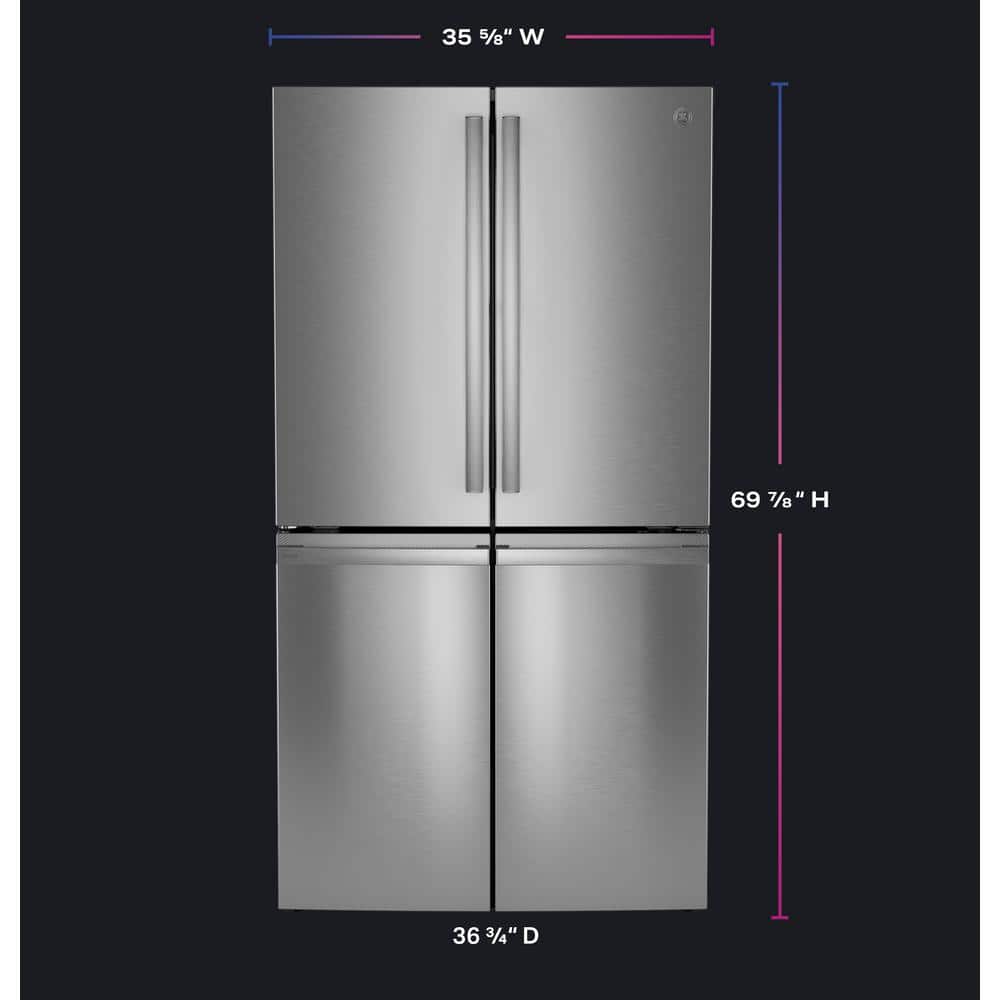 Stainless Steel Smart French Door Refrigerator with Ice Maker