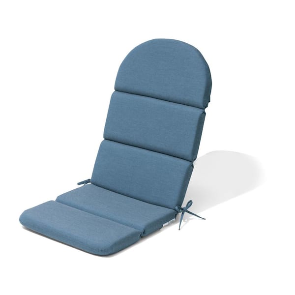 20 x 50 Sunbrella 1-Piece Deep Seating Patio Outdoor Adirondack Chair Cushion in Spectrum Denim Blue