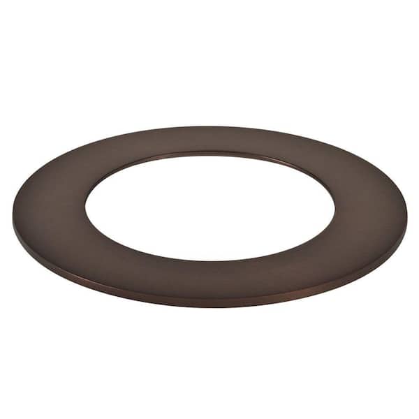 HALO 4 in. Tuscan Bronze Recessed Ceiling Light LED Designer Trim Ring