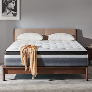 King Medium Hybrid Mattress 12 in. Bed-in-a-Box Mattress, King Bed
