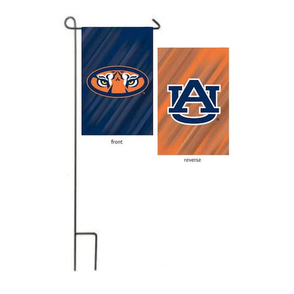 1 ft. x 1-1/2 ft. Auburn University 2-Sided Garden Flag with 3-2/3 ft. Metal Flagpole