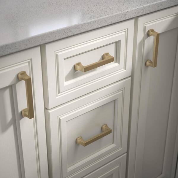 10-Pack Mandara 3-3/4 in. (96 mm) Classic Champagne Bronze Drawer Pulls