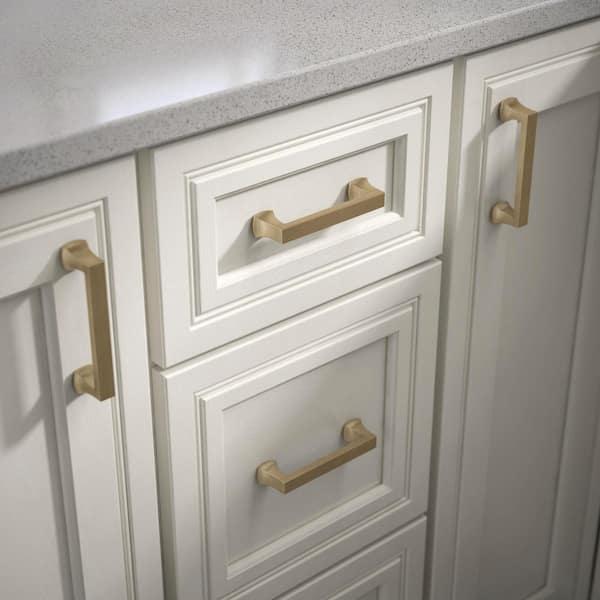 25-Pack Mandara 3-3/4 in. (96 mm) Classic Champagne Bronze Drawer Pulls