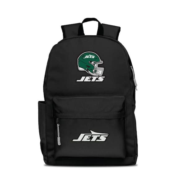 Mojo New York Jets 2-Logo 17 in. Black Campus Laptop Backpack