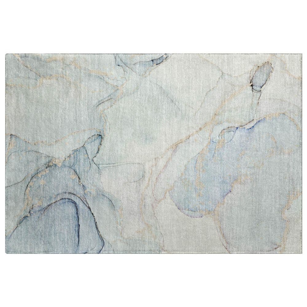 Dream Shag Premium Machine Washable Abstract ADS523 Sky 2 ft. x 3 ft. Accent Rug price history on PriceWatchPro