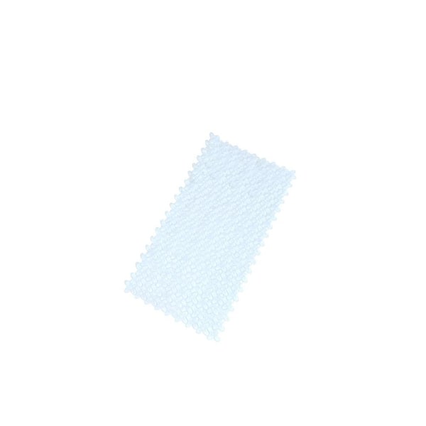 SlipX Solutions 17 in. x 30 in. Bed of Blossoms Bath Mat in Clear