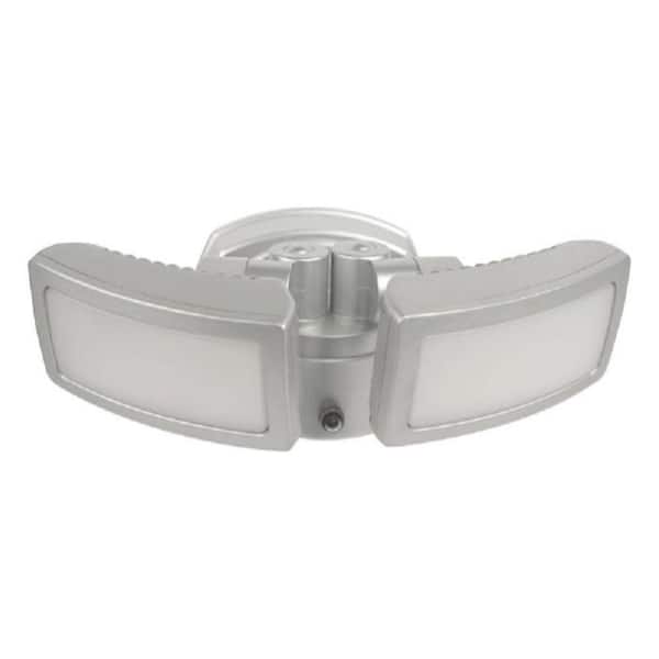 Feit Electric Dusk to Dawn Hardwired LED Security Floodlight, Silver
