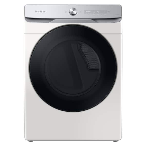 Samsung 7.5 cu. ft. Smart Stackable Vented Electric Dryer with Smart Dial and Super Speed Dry in Ivory
