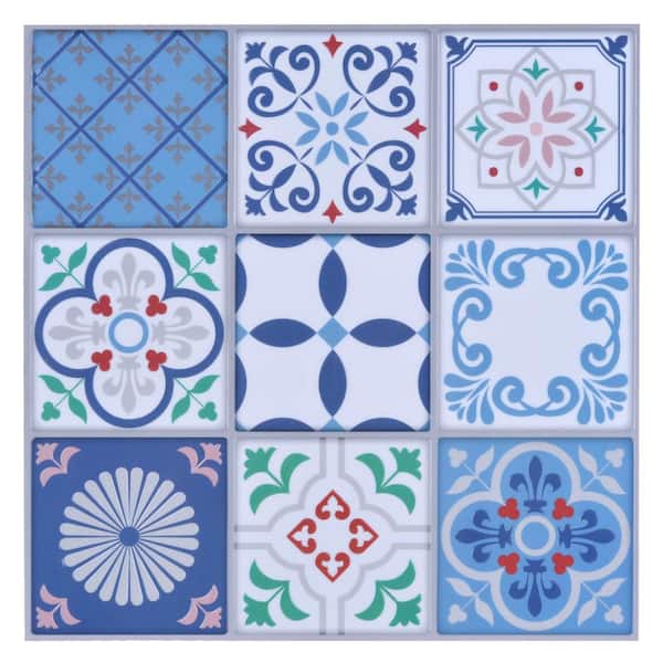 Art3d Talavera Mexican 12 In X, Moroccan Tile Backsplash Home Depot