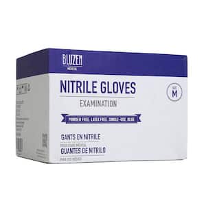 Medium Blue Examination 6mil Nitrile Gloves 1000-Count Case