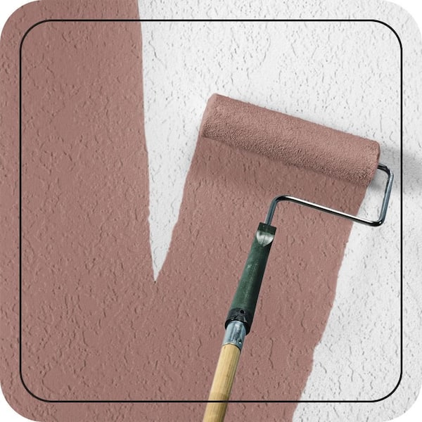 5 gal. #S170-5 Smoke Bush Rose Flat Exterior Paint & Primer
