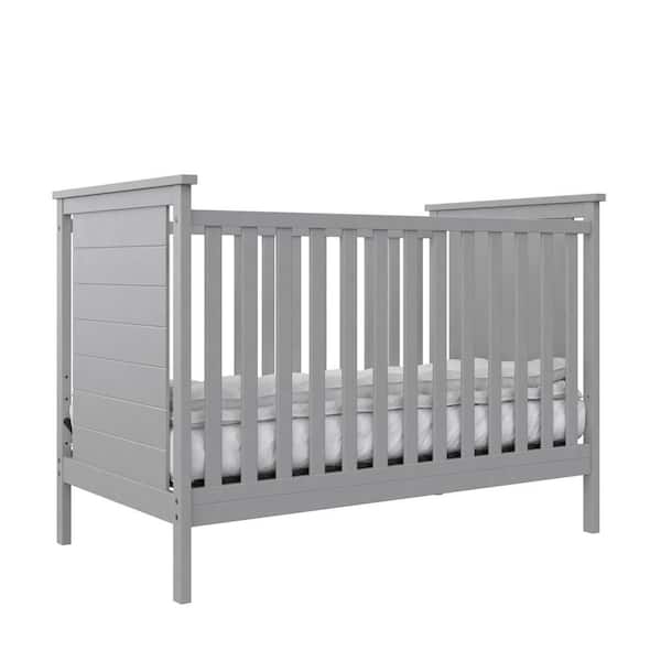 BABY RELAX Eloise 3-in-1 Gray Convertible Crib