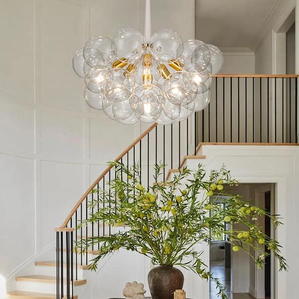 Bubble large Gold シャンデリア X-Large Bubble Chandelier | PELLE