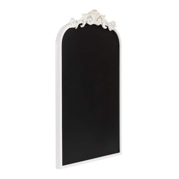 Arendahl 31 in. x19 in. White Metal Framed Chalkboard Memo Board