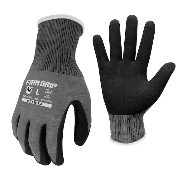 FIRM GRIP X-Large Precision Grip A3 Cut Resistant Outdoor and Work Gloves