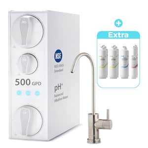 NSF-Certified Tankless Under Sink RO Water Filter System w/ Extra filters, Removes PFAS, Microplastics, TDS
