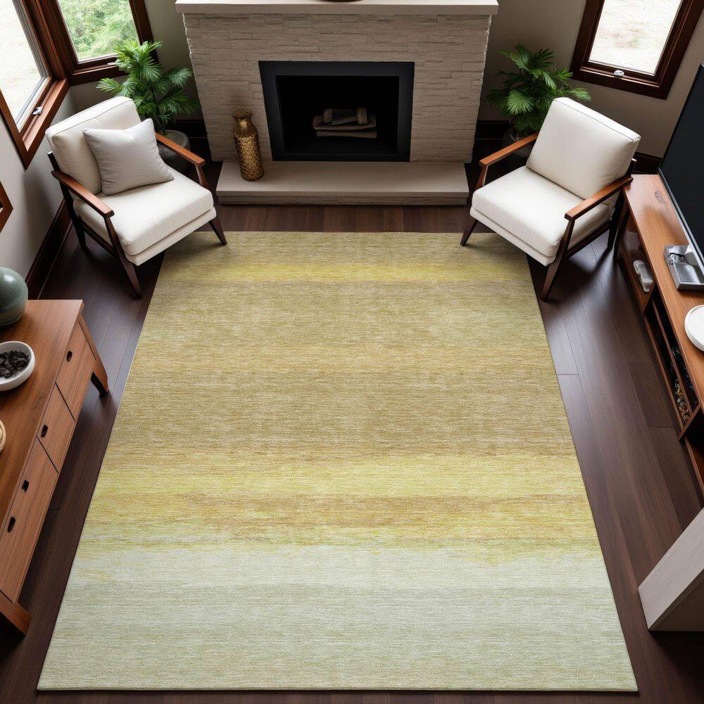 Addison Rugs Mayfield Premium Machine Washable Abstract AMF1272 Tan 8 ...