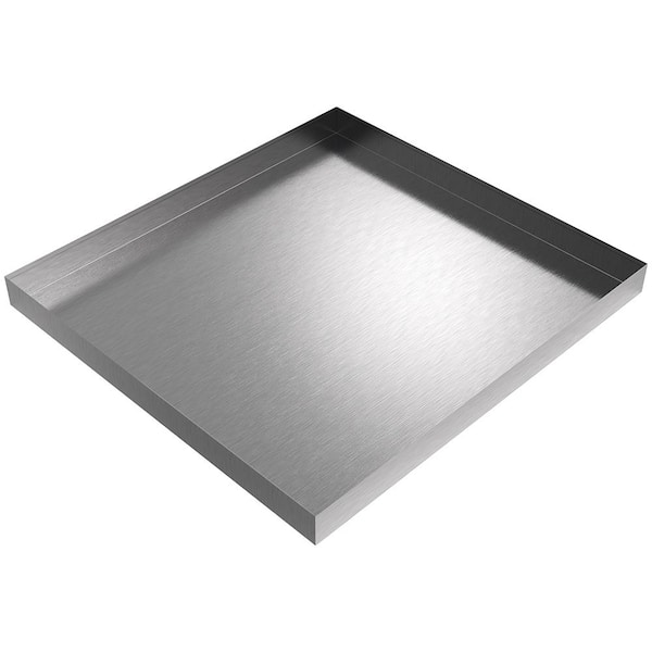 Killarney Metals 32 in. x 30 in. x 2.5 in. Washer Drip Pan in Stainless Steel