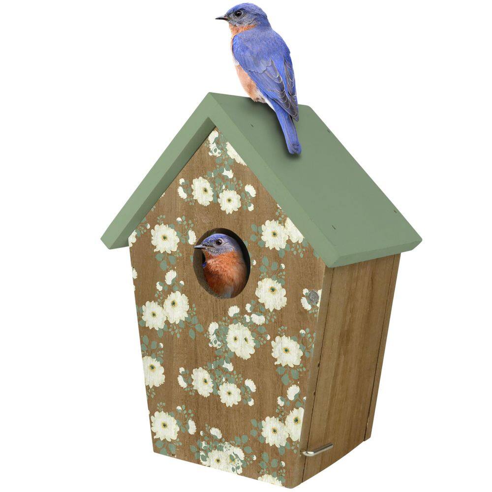 Verdant Petals Decorative Wood Bluebird Birdhouse price history on PriceWatchPro