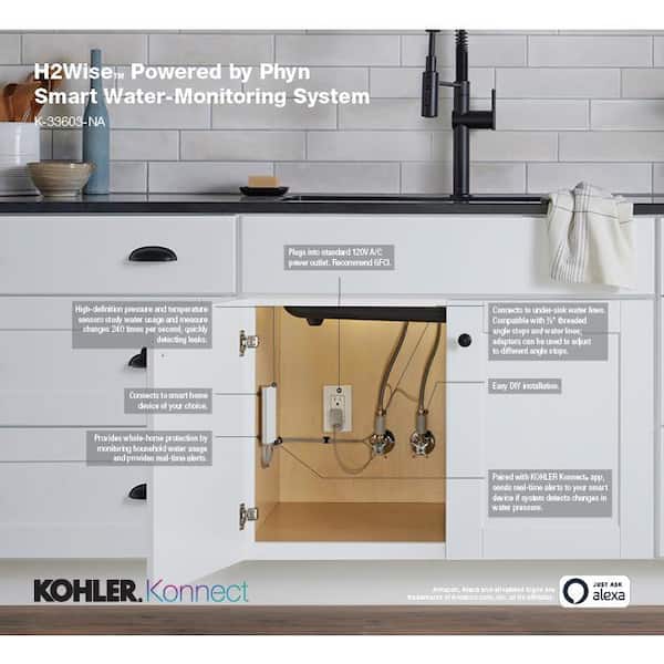 KOHLER H2Wise Undercounter Smart Home Water Monitor