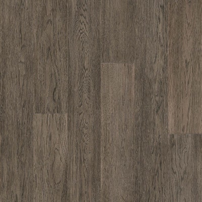 Hydropel Taupe Hickory 7/16 in. T x 5 in. W Waterproof Wire Brushed Engineered Hardwood Flooring (22.6 sqft/case)